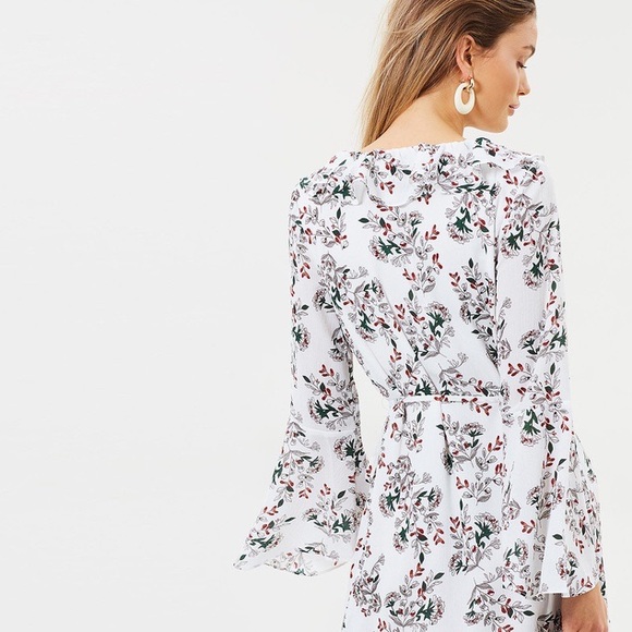 Melody Dress in white based print by Elliatt - Picture 3 of 8